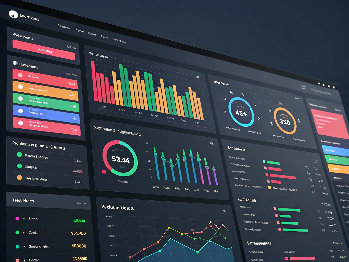 An image of a digital inventory dashboard displaying stock levels and tracking information, highlighting real-time data and efficient management.